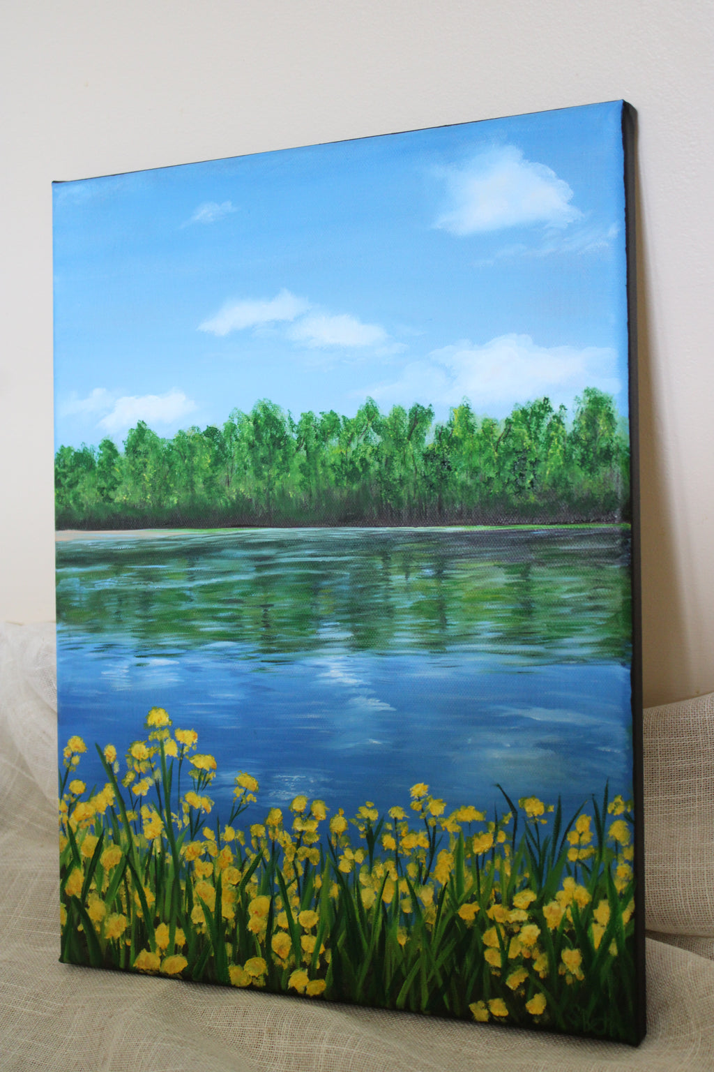 Feel the Breeze- Original oil painting 12x16